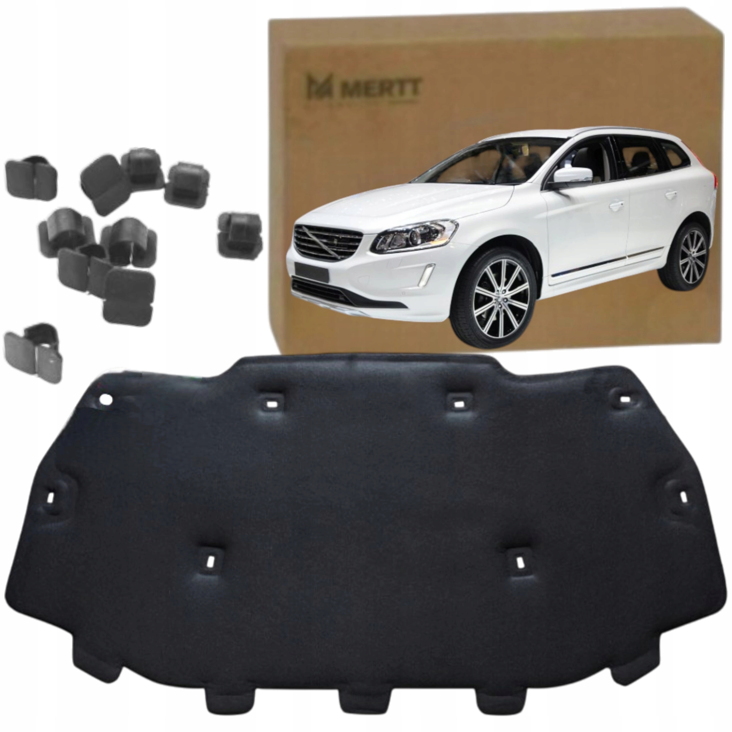 Volvo XC60 II 2013-2017 Ztlumení Podbití Krytu Masky Spony 31402485