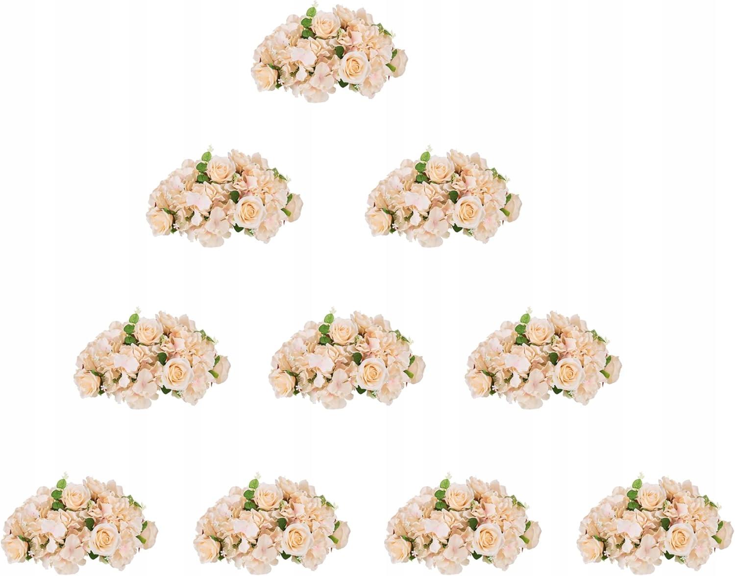 Umělé květy stolní Nuptio 10 ks koule růžová 36 cm dekorace svatba