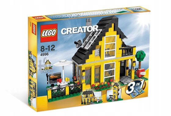 Lego Creator 3 w 1 4996 Domek plażowy. Nowy.