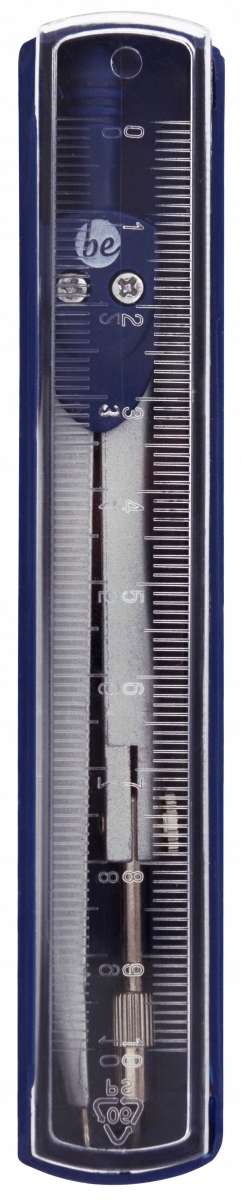 

Cyrkiel szkolny metalowy w pudełku z linijką 16 cm