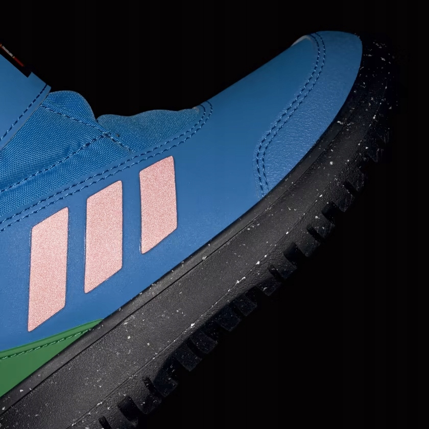 BUTY ZIMOWE DZIECIĘCE DLA CHŁOPCA DZIEWCZYNKI ŚNIEGOWCE OCIEPLANE ADIDAS Długość wkładki wew. 15.5 cm