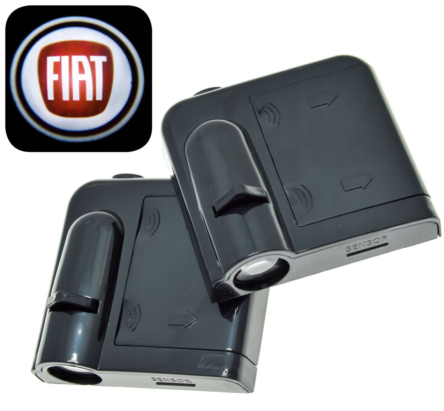 

Fiat! Czerwony! Led Logo Projektor Bezprzewodowy!