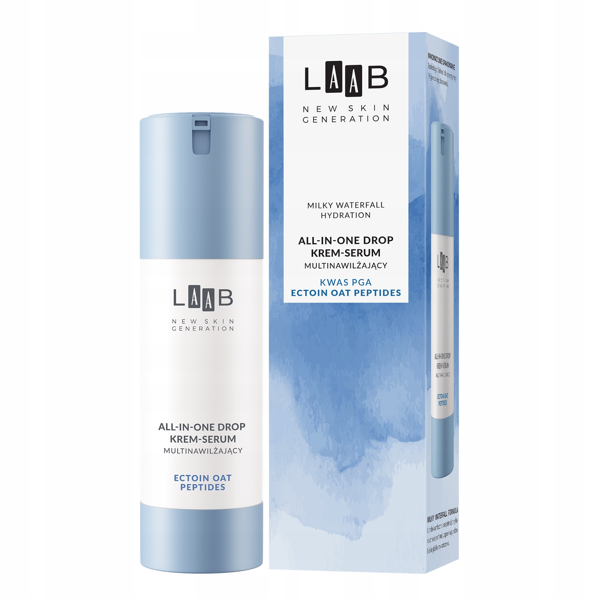 Aa Laab Milky Waterfall Hydration krém-sérum na obličej vše v jednom