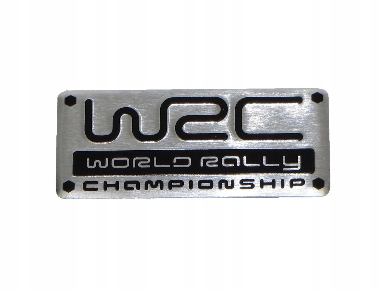 

Naklejka Emblemat na samochód aluminiowa Wrc