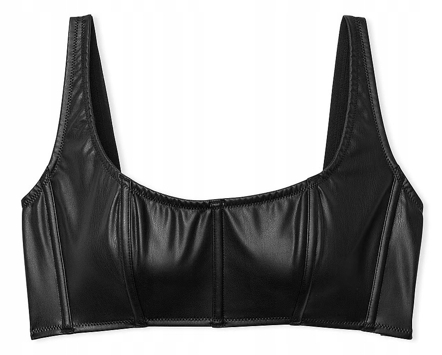 Korzetový top Victoria's Secret imitace kůže M