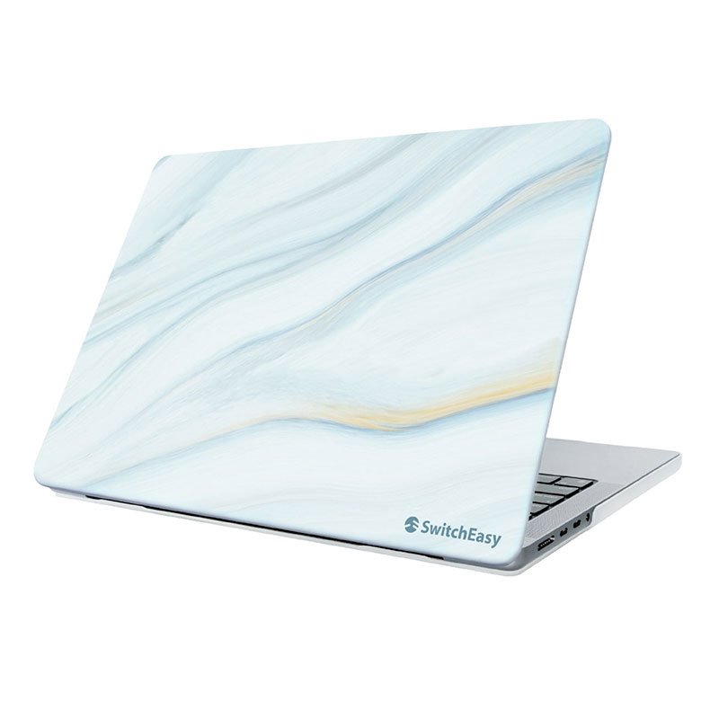 SwitchEasy Hardshell Marble Case GS-105-232-296-224 14" Cloudy White