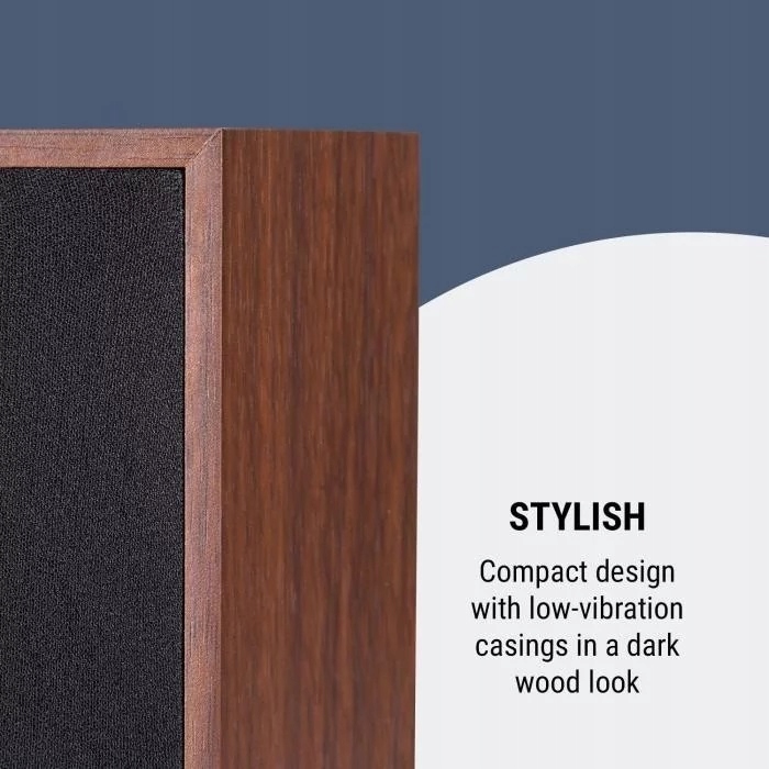 Głośniki One Concept Woodpecker Drewniana Obudowa Moc znamionowa RMS 45 W