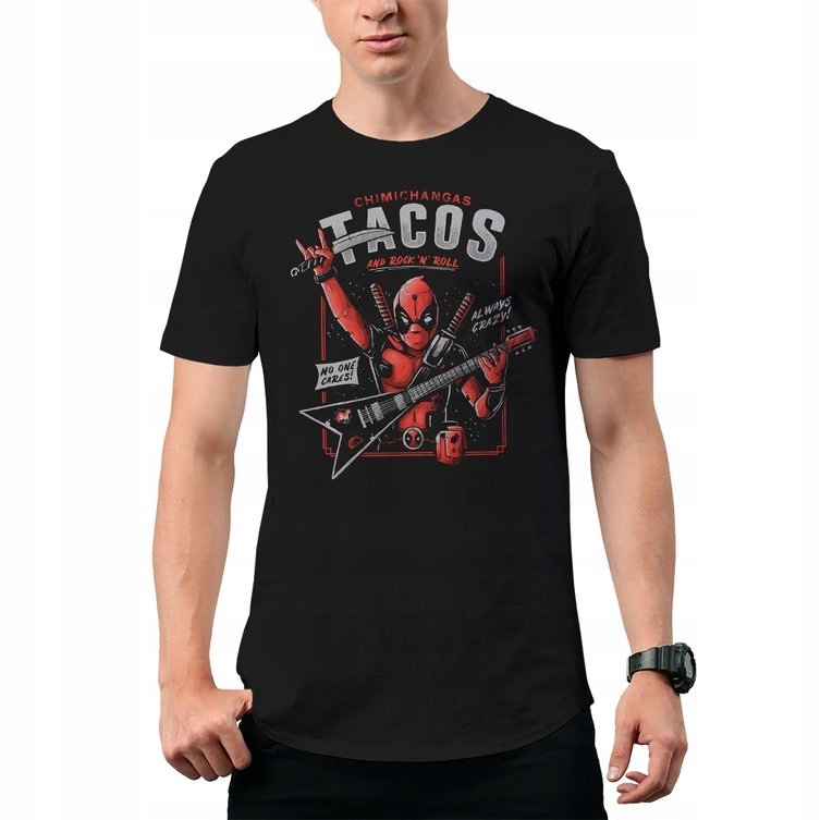

Koszulka T-Shirt Deadpool Rock On Tacos 2XL
