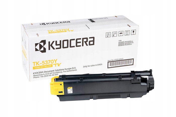 Originálny toner Yellow Kyocera MA3500 PA3500 (TK5370Y TK-5370Y 1T02YJANL0)