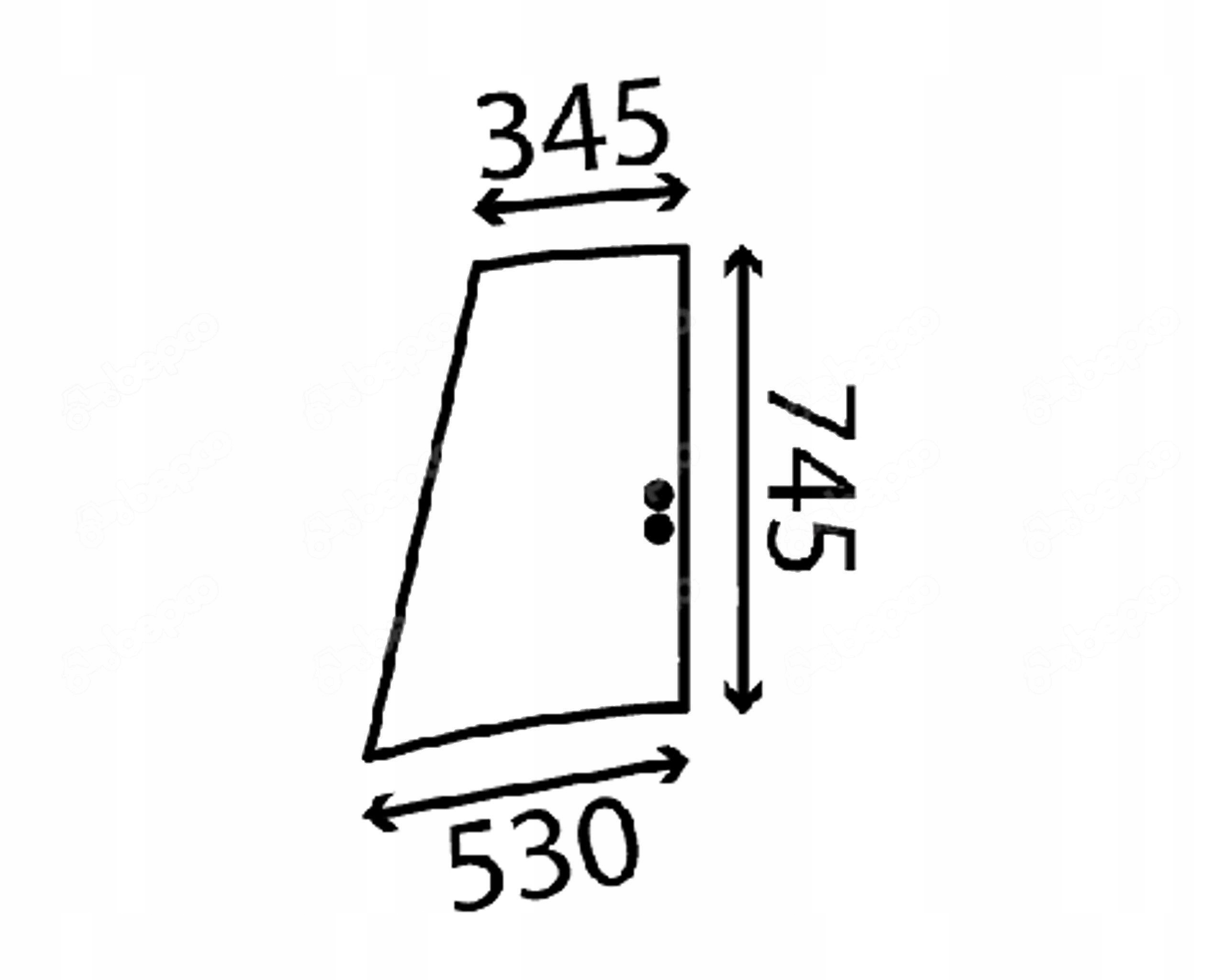 sklo bagr Jcb posuvné dveře 827/80221