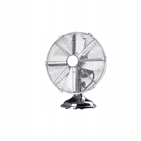 Ventilátor stolný chróm 30cm, 35W