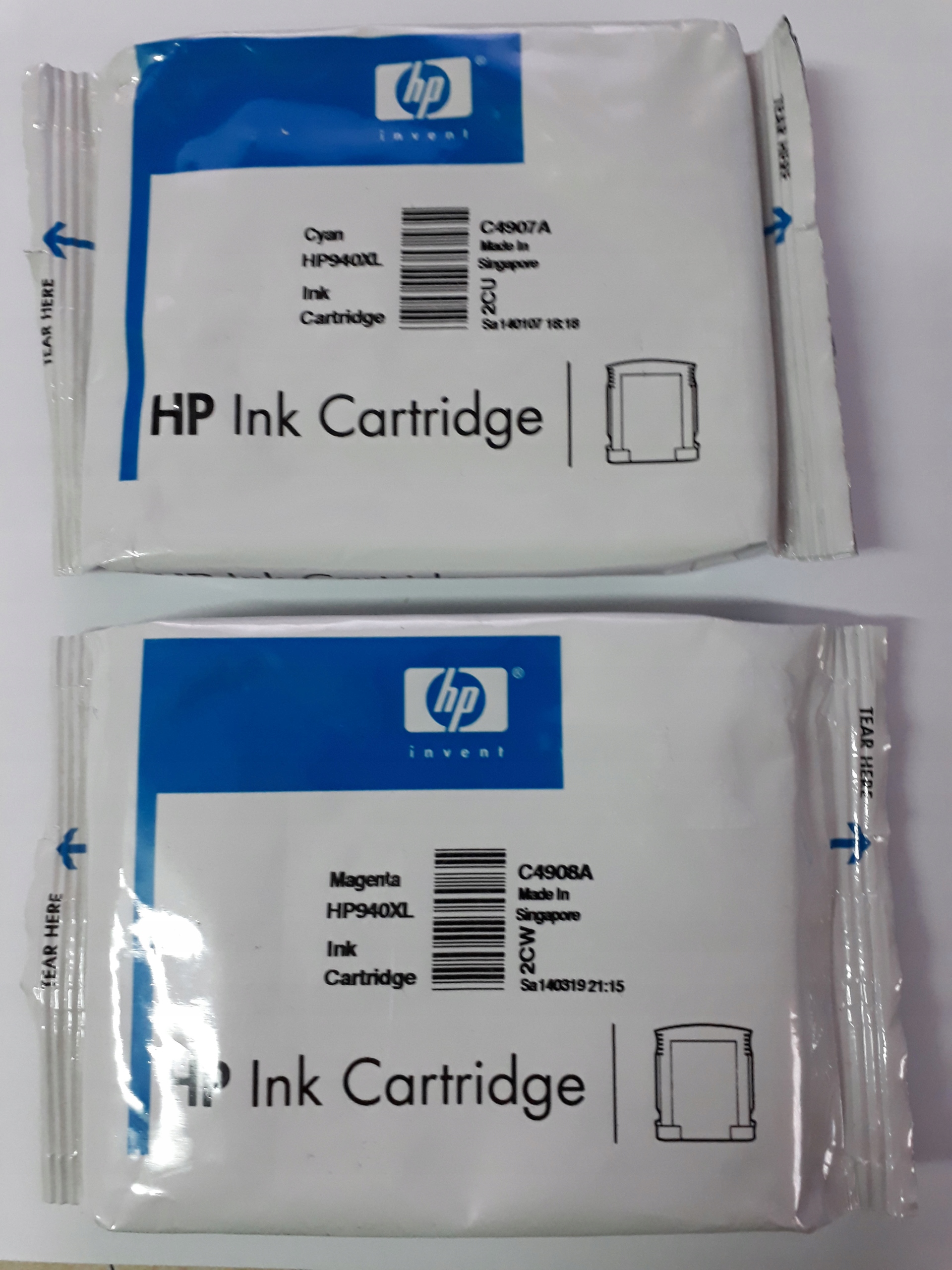 ORYGINALNY HP Tusz C4907A + C4908A HP940XL S848