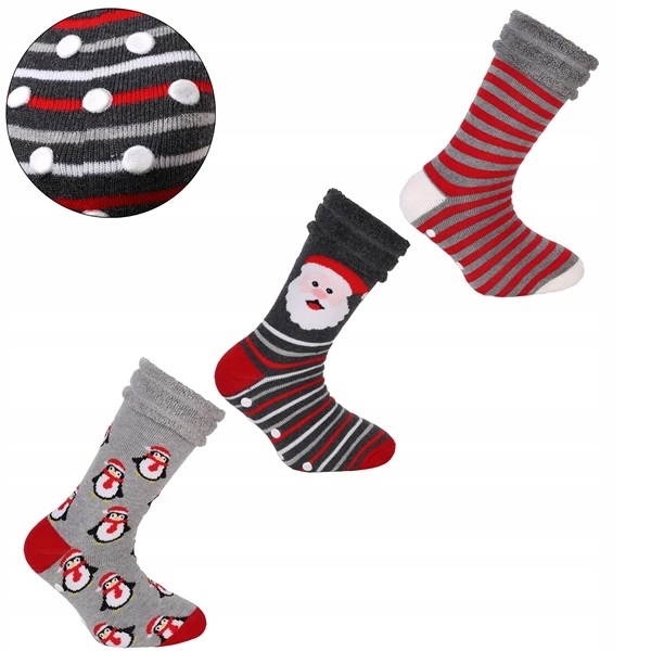 

3x Ciepłe Skarpetki Frotte Abs Moraj 27-30