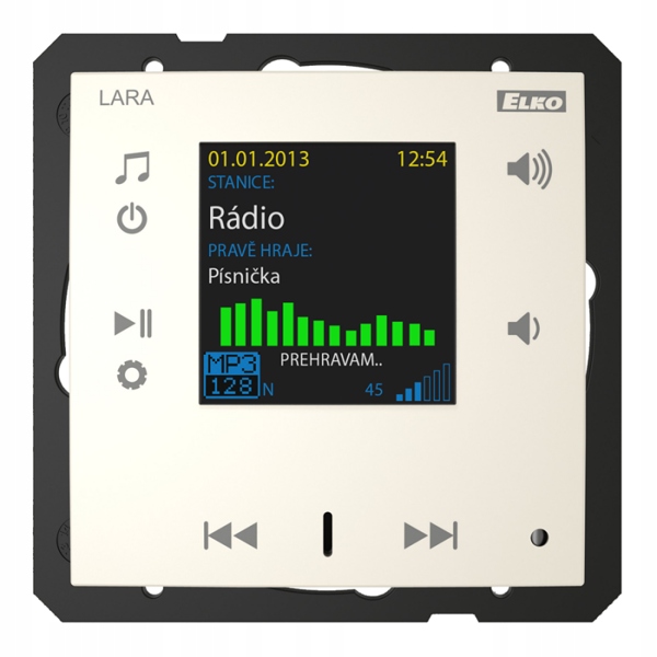 Internetové rádio Lara R Pe perlový Elkoep iNELS