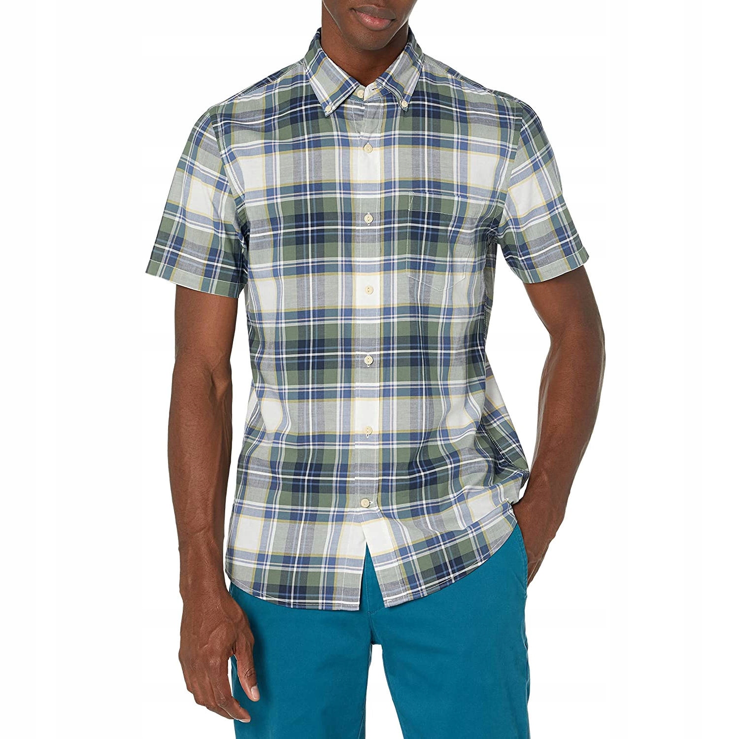 

Goodthreads Koszula Męska W Kratkę Krótki Rękaw