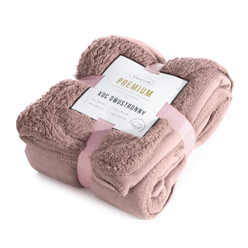 Deka přehozová 200x220 Tehdy růžová oboustranná