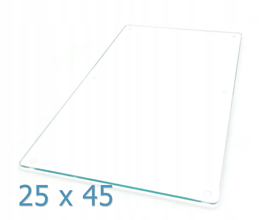 Skleněná krájecí deska Optiwhite 25x45 Kalená