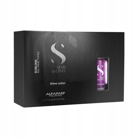 Alfaparf Semi DI Lino Sublime Shine Lotion Ampulky na vlasy 12x13 ml