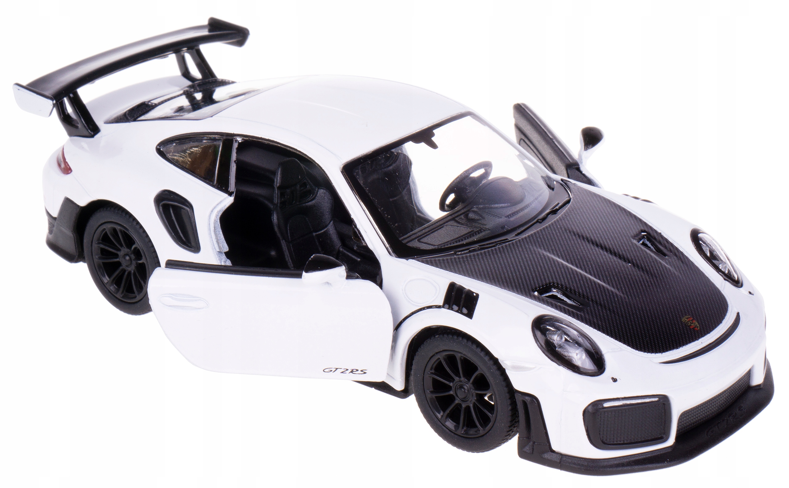 

Porsche 911 GT2 Rs Model Metal 1:36 Kinsmart Biały