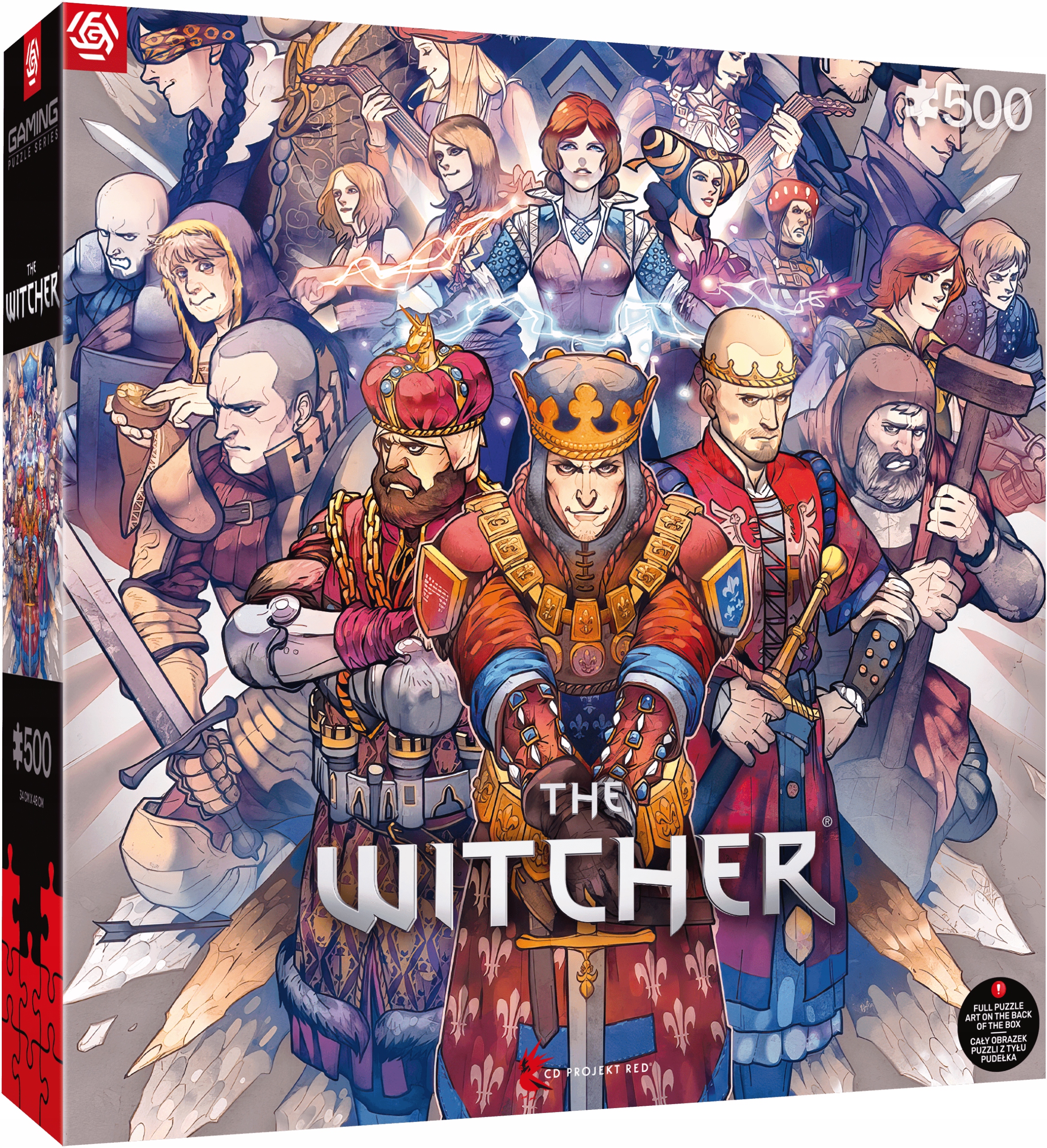 PUZZLE The Witcher Wiedźmin Northern Realms 500 elementów | GOOD LOOT