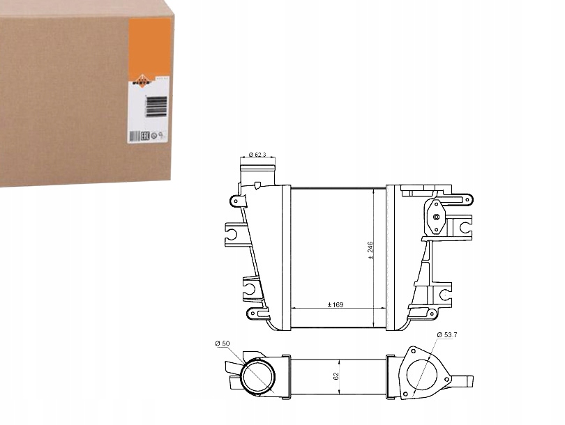INTERCOOLER NRF 14461VC104 14461VC106