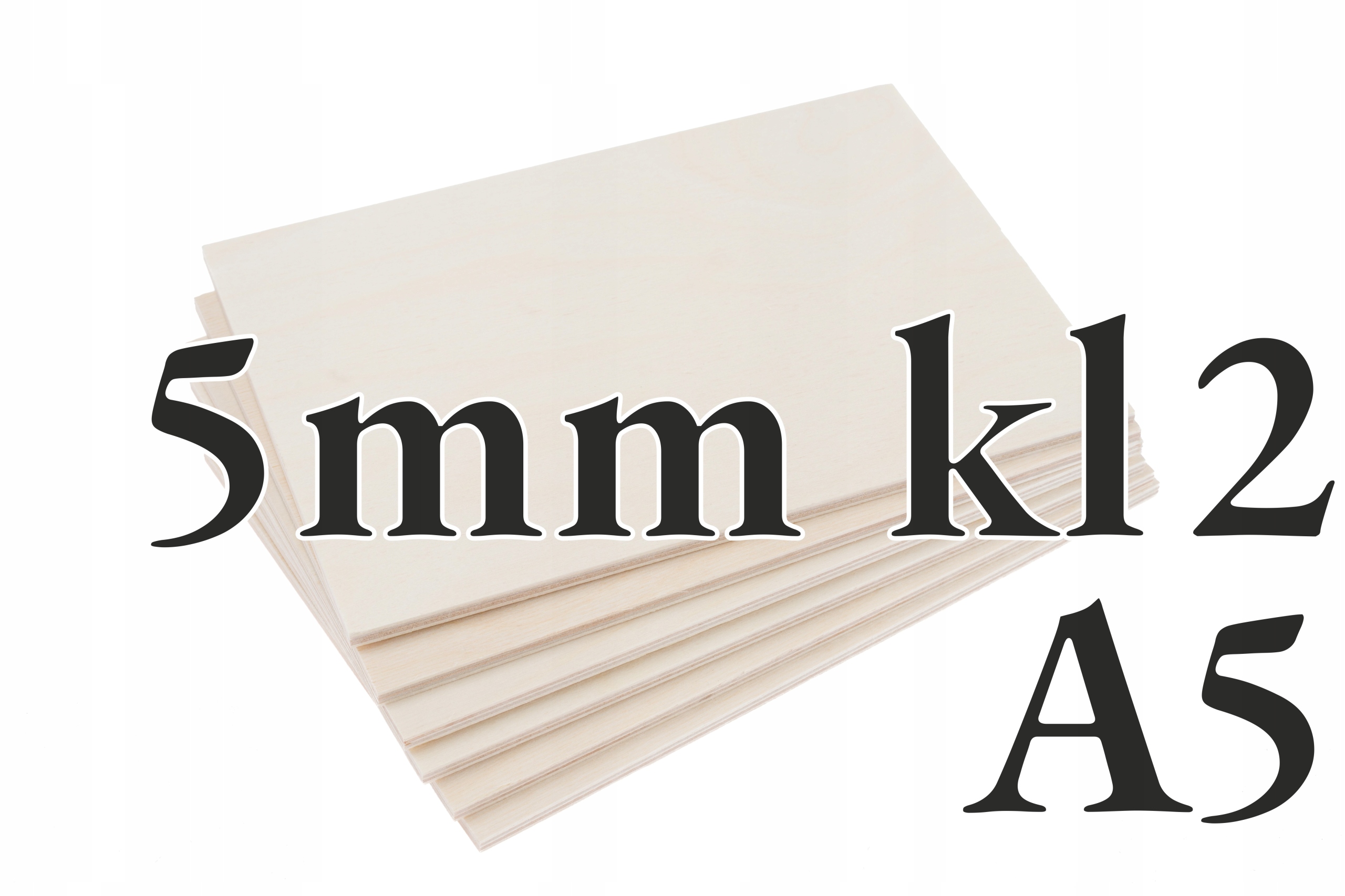 

Sklejka Brzozowa Klasa 2 5mm A5 210x148 Ow