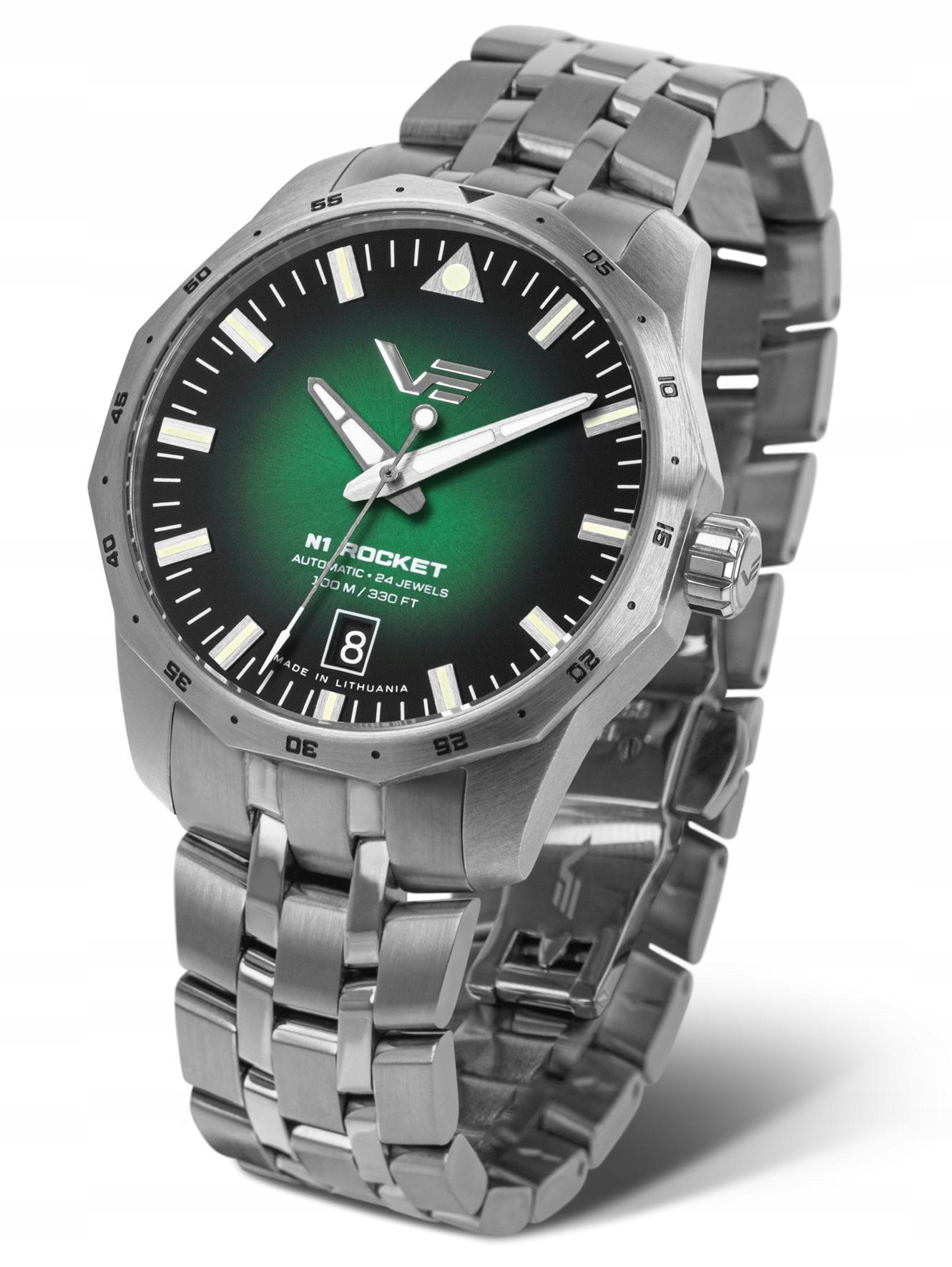 Nové Originální Pánské Hodinky Vostok Europe NH35A-125A749B Rocket N1