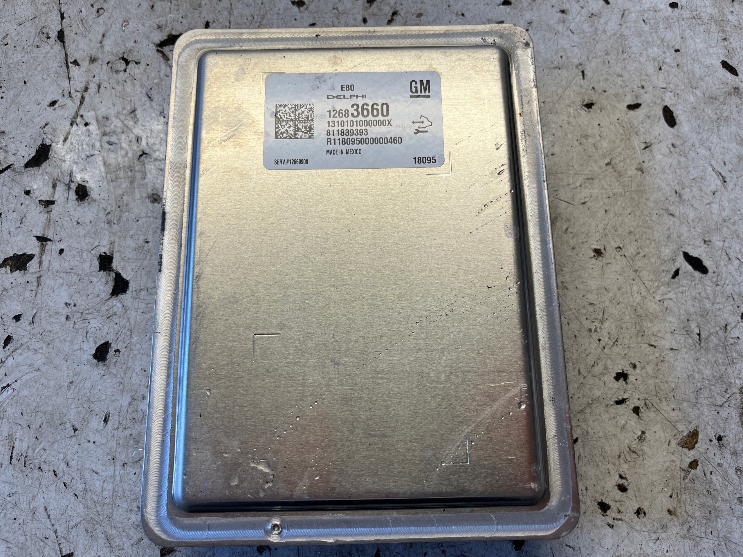 OPEL ASTRA K computer control unit ECU of the engine 12683660 E80 1.4 TURBO LE2