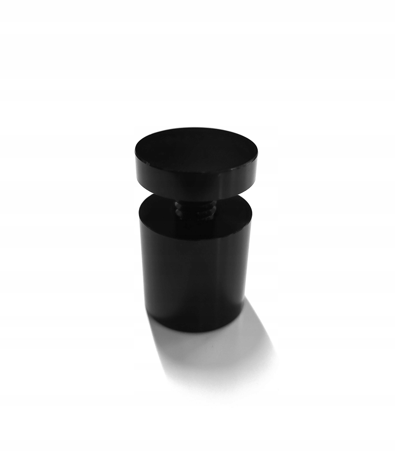 Dystans montażowy czarny 13x19mm aluminiowy DA1319C