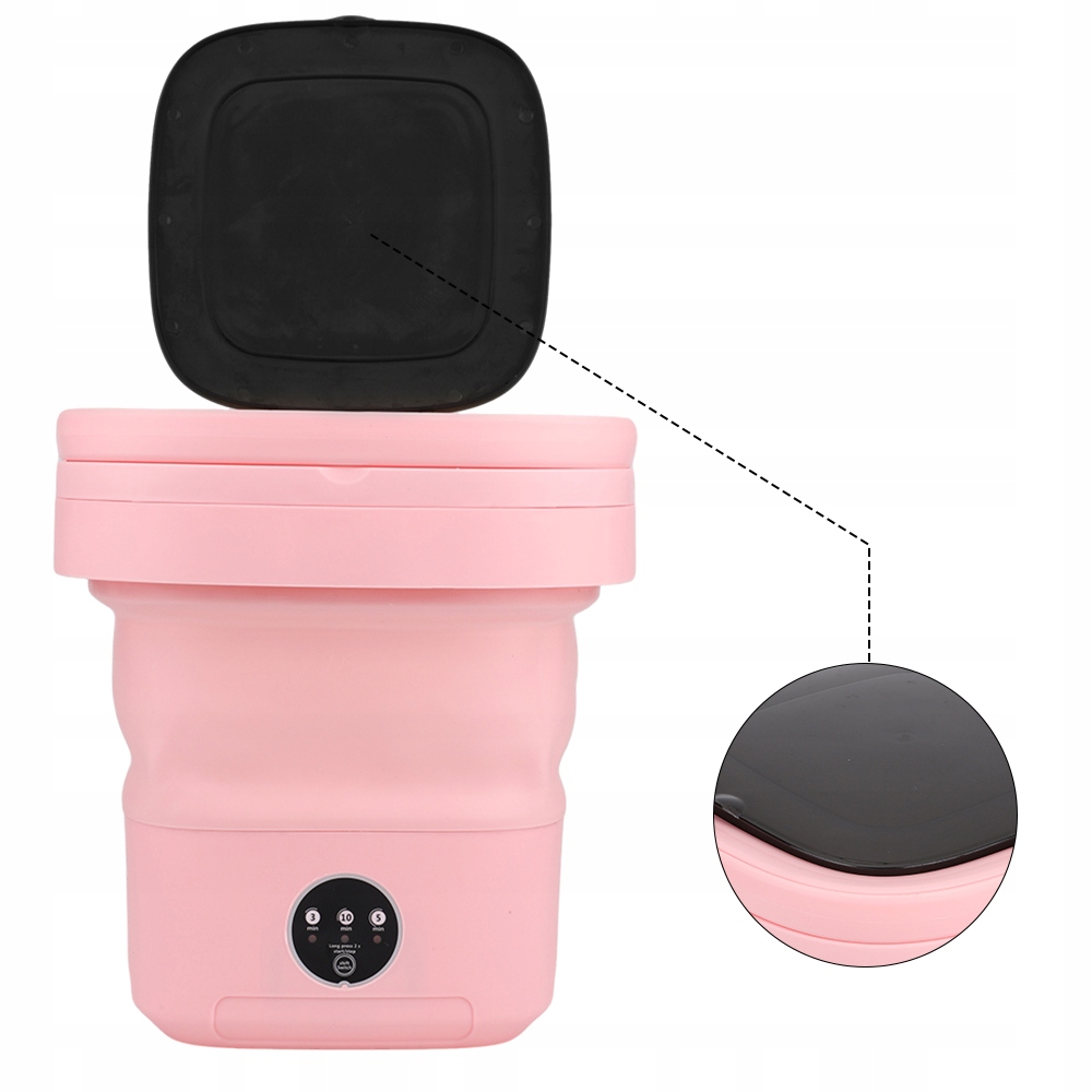 PRZENOŚNA MINI PRALKA SKŁADANA PODRÓŻNA AUTOMATYCZNA TURYSTYCZNA DOMOWO 11L Model Minipralka 1