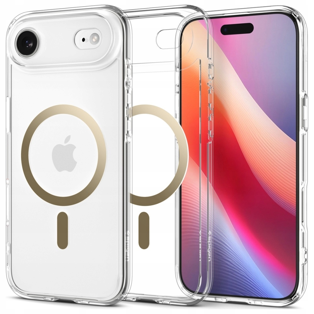 Pouzdro Spigen Ultra Hybrid Mag MagSafe pro iPhone Air, zlaté