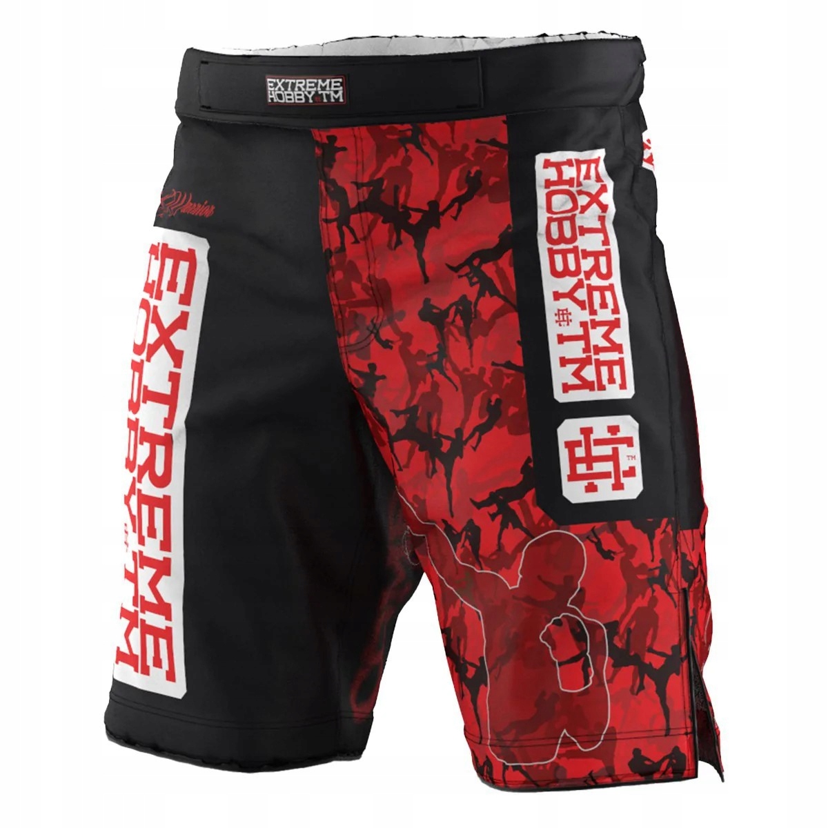Extreme Hobby Szorty Grapplingowe Kids Red Warrior r. 128 m