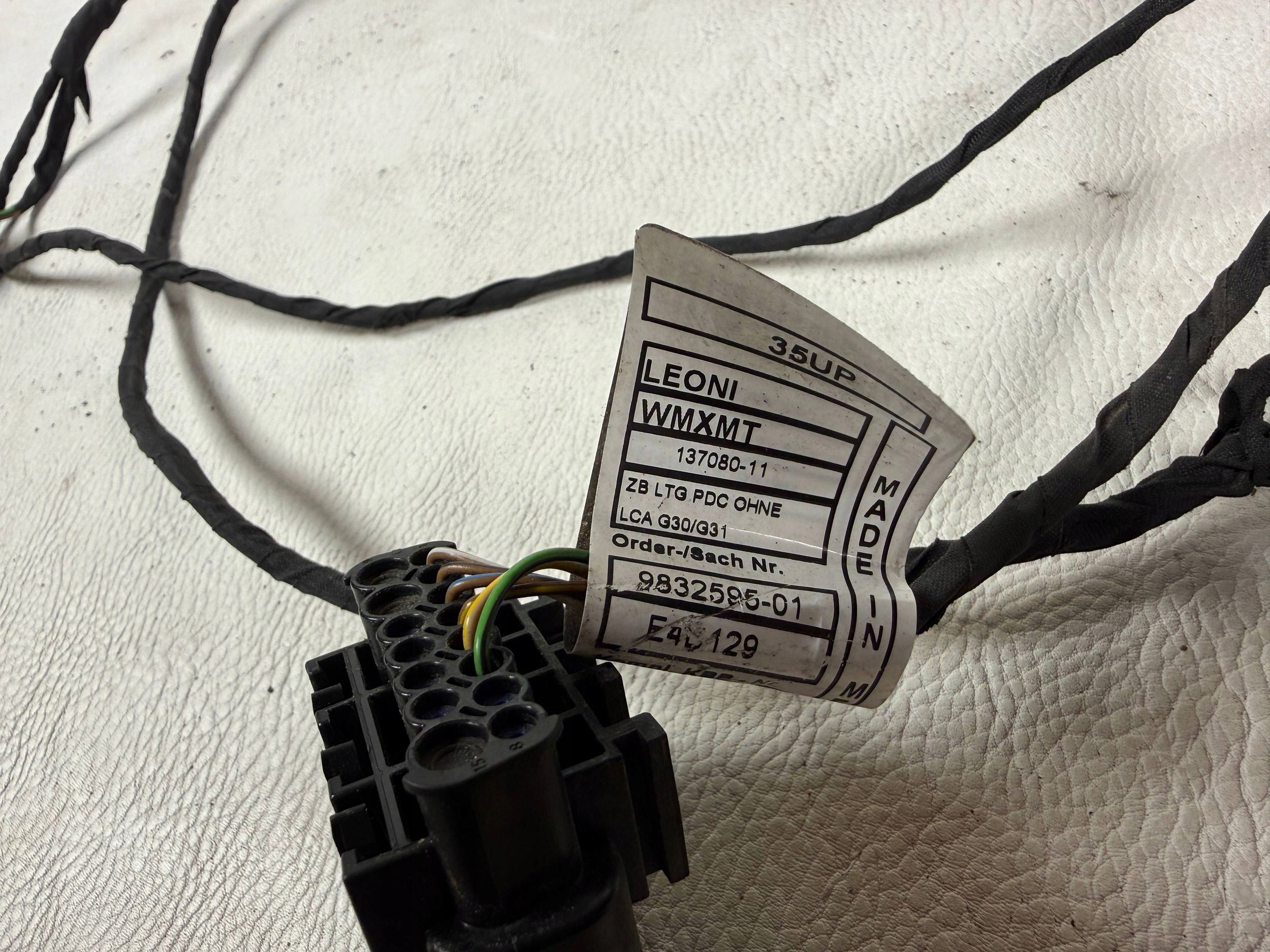 Bmw 5 G30 G31 LCI PDC cablaggio Paraurti Anteriore cablaggio
