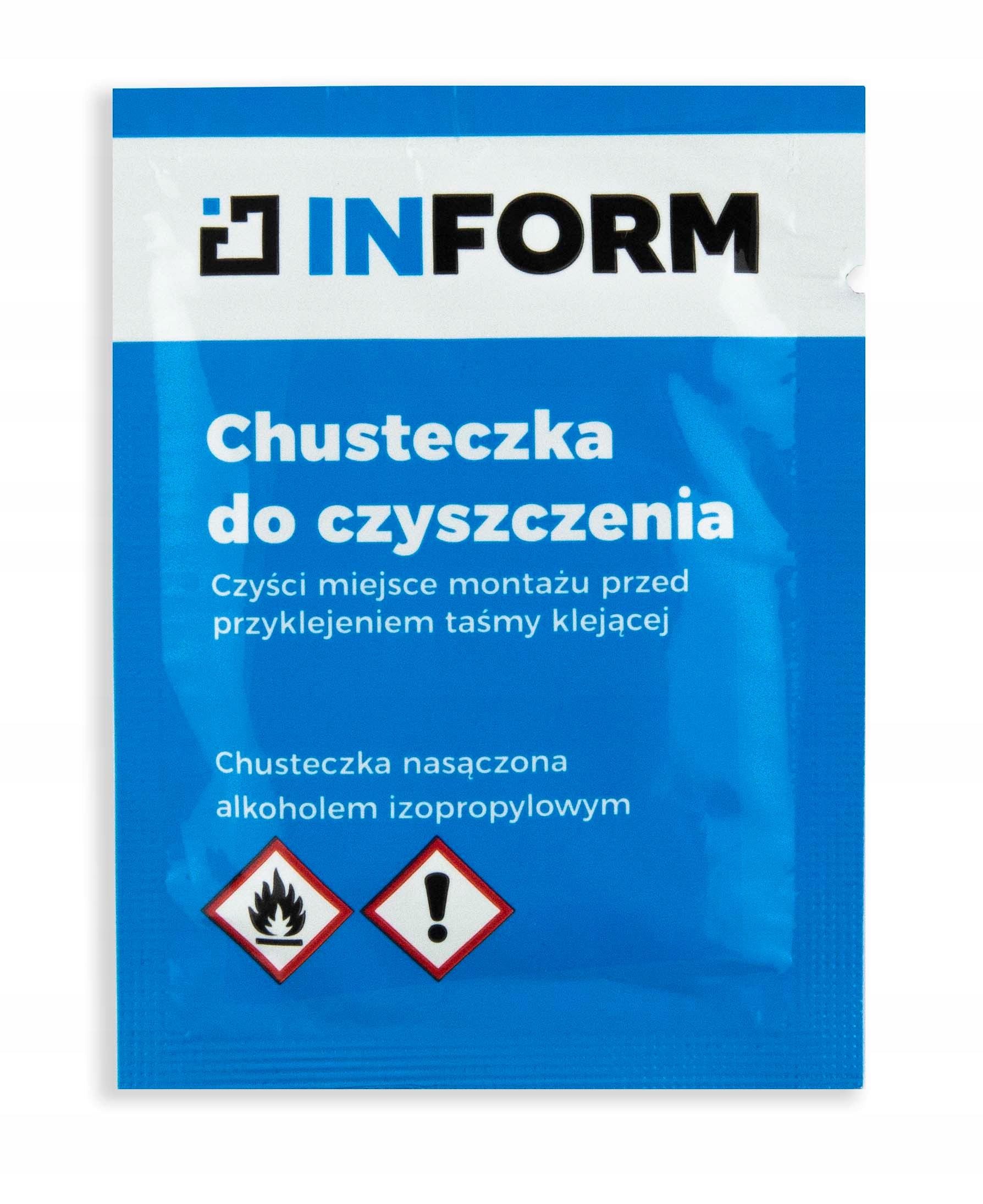 

Chusteczka do odtłuszczania powierzchni izopropyl