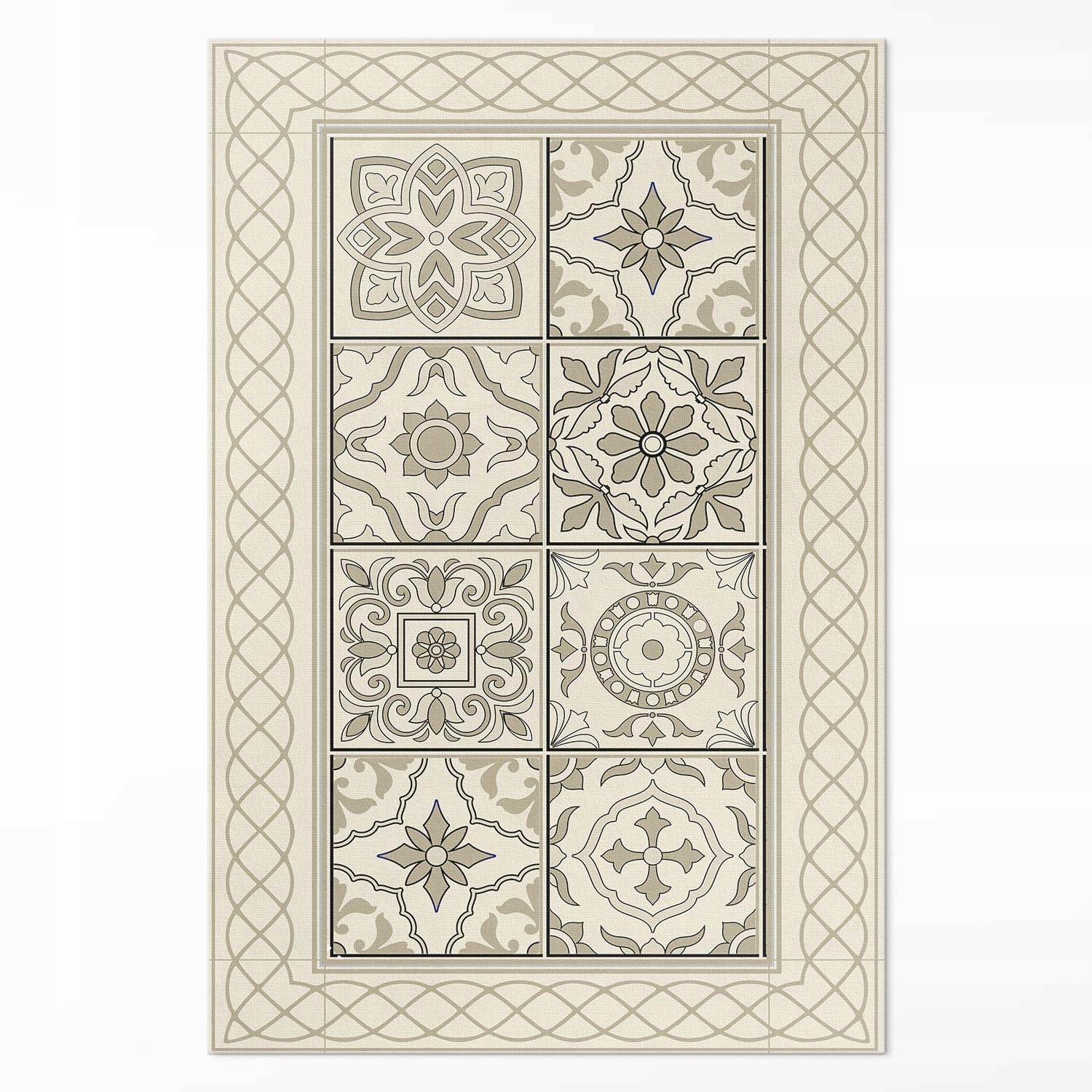 Vinylový Behúň Loft Do kancelárie Španielsky vrkoč krásne dlaždice 80x120 cm