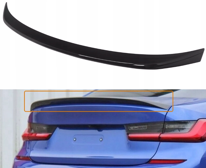 Mp M Performance Spoiler Klapky Černý Lesk Spoiler Letka Pro Bmw G20
