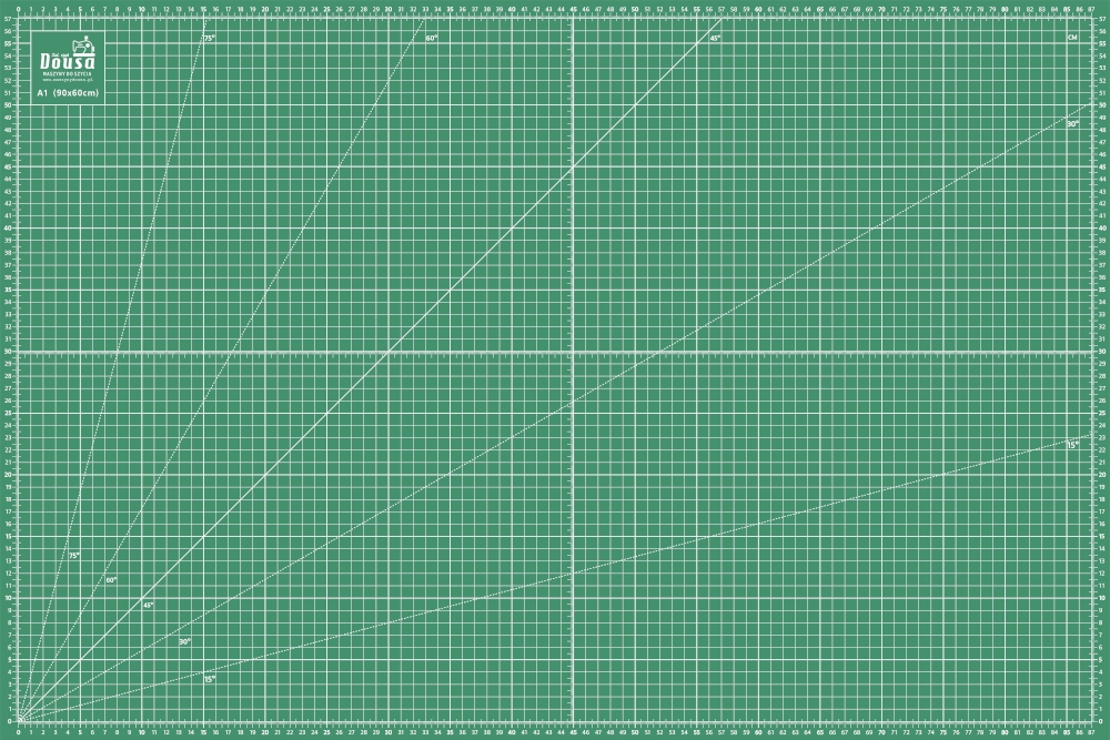 

Mata do cięcia samogojąca 900x600x3mm zielona kąty