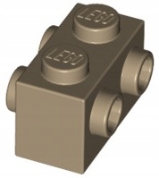 

Lego Klocek 1x2/4 Wypustki C. Beżowy 52107/6135609