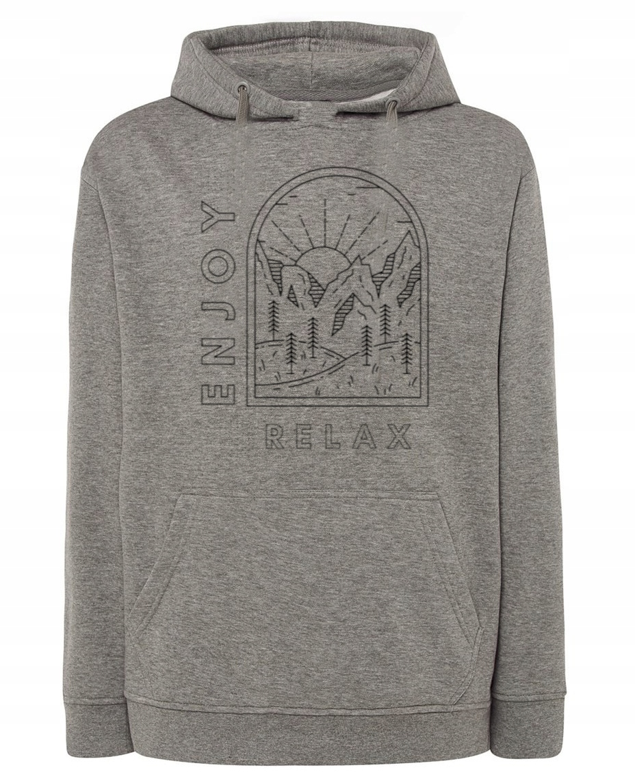 Pánská mikina s potiskem Hory Slunce r.XL