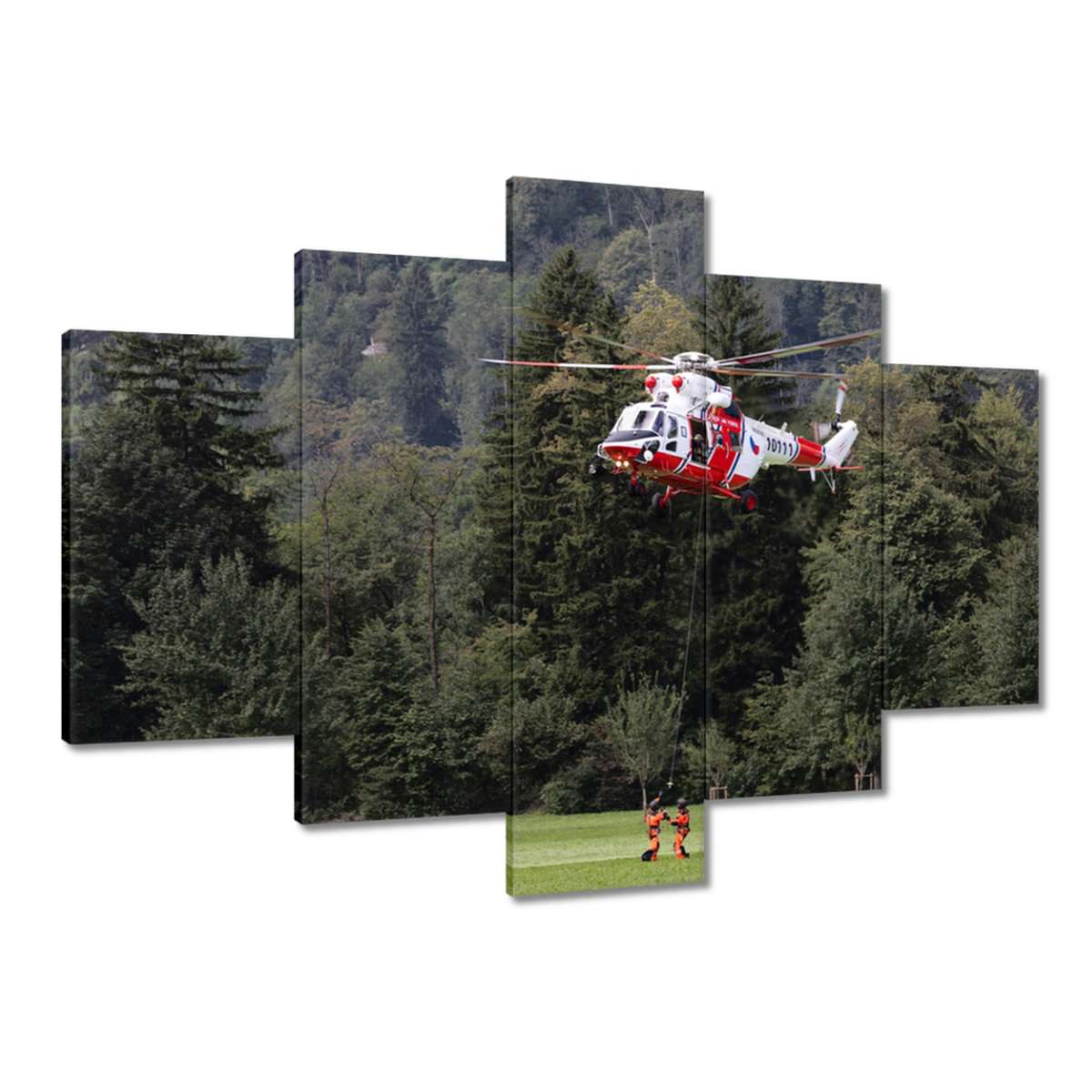 Obrazy 150x105 Záchranná akce Helikoptéra