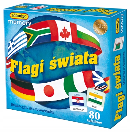 Flagi Świata. Memory.