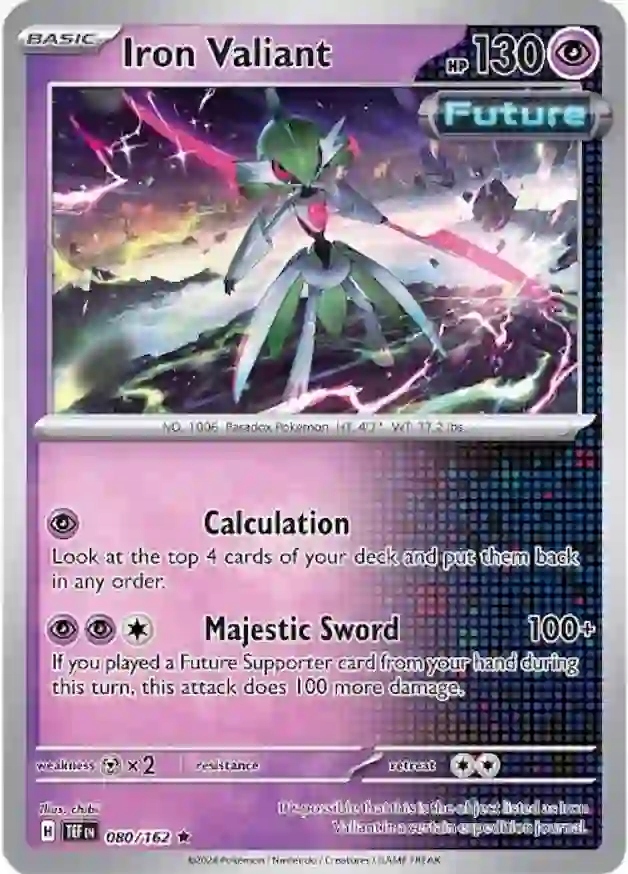 Iron Valiant (tef 080/218) Holo Temporal Forces
