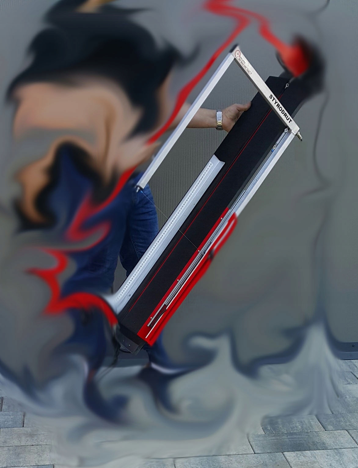 Styrodrut Nástavec L65 pro vertikální řezy Elek polystyrenu, styrodur pro řezání
