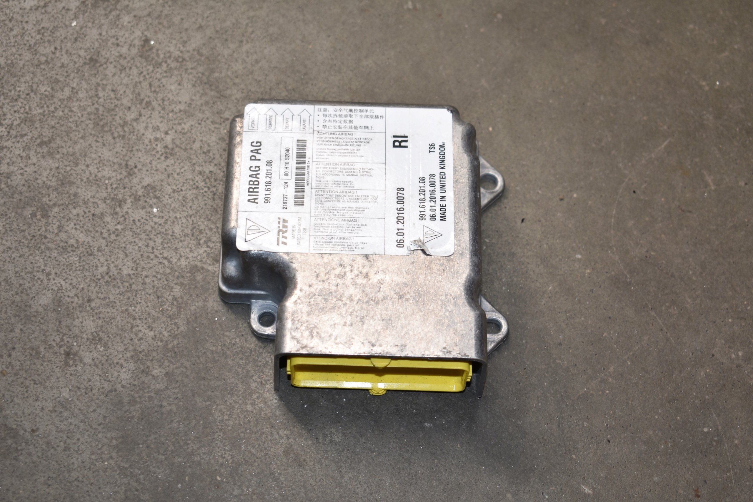 IDEALNY modulo airbag airbag PORSCHE 991 1