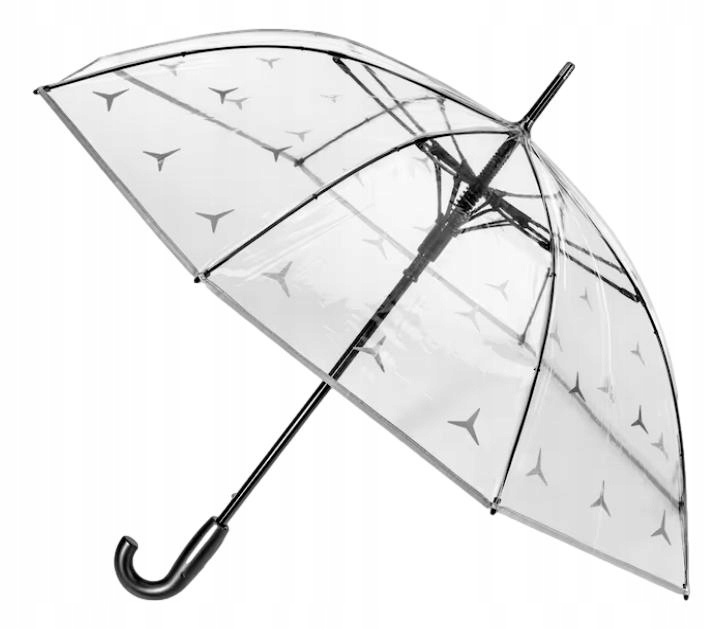 Mercedes Dáždnik priehľadný s hviezdami 86 cm