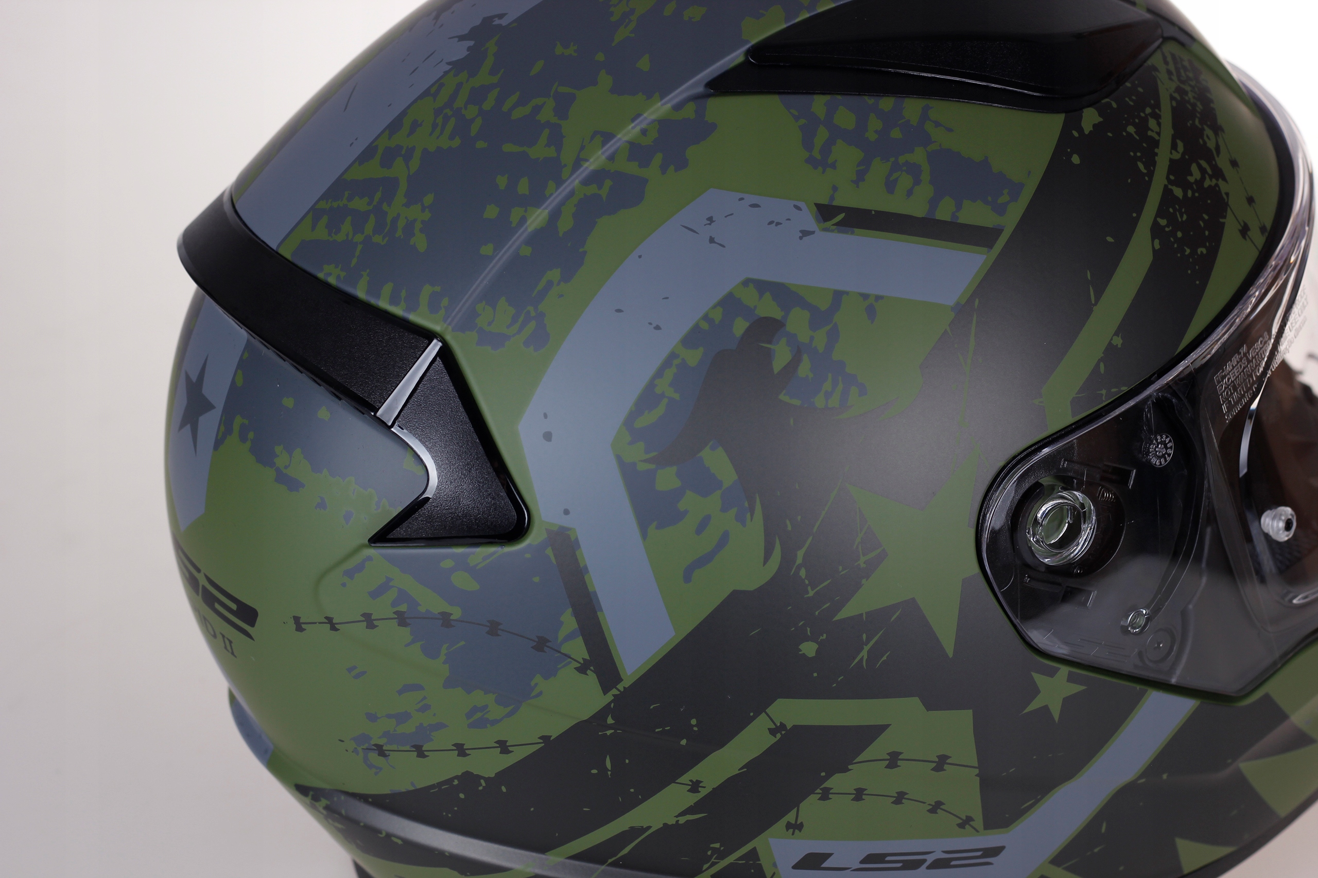 KASK MOTOCYKLOWY LS2 FF353 RAPID II Thunder Birds Military ECE 22.06 Rodzaj lakieru matowy