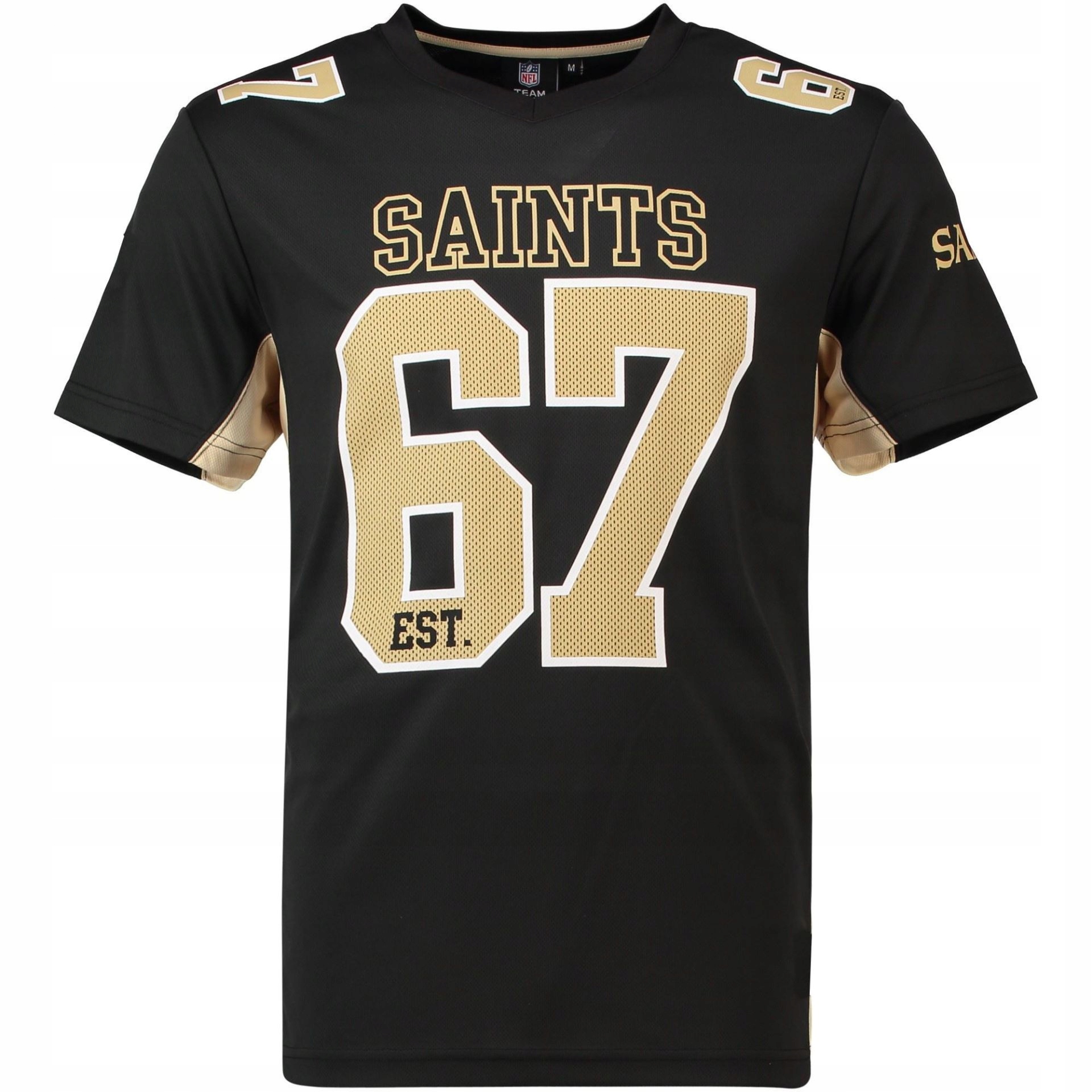 New Orleans Saints Black NFL Poly Mesh Supporters Jersey Fanatics