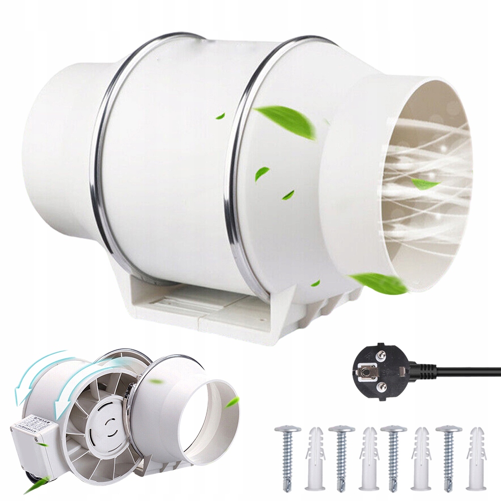 Odtahový Ventilátor Kanálový Odtahový Ventilátor Voděodolnost IP44