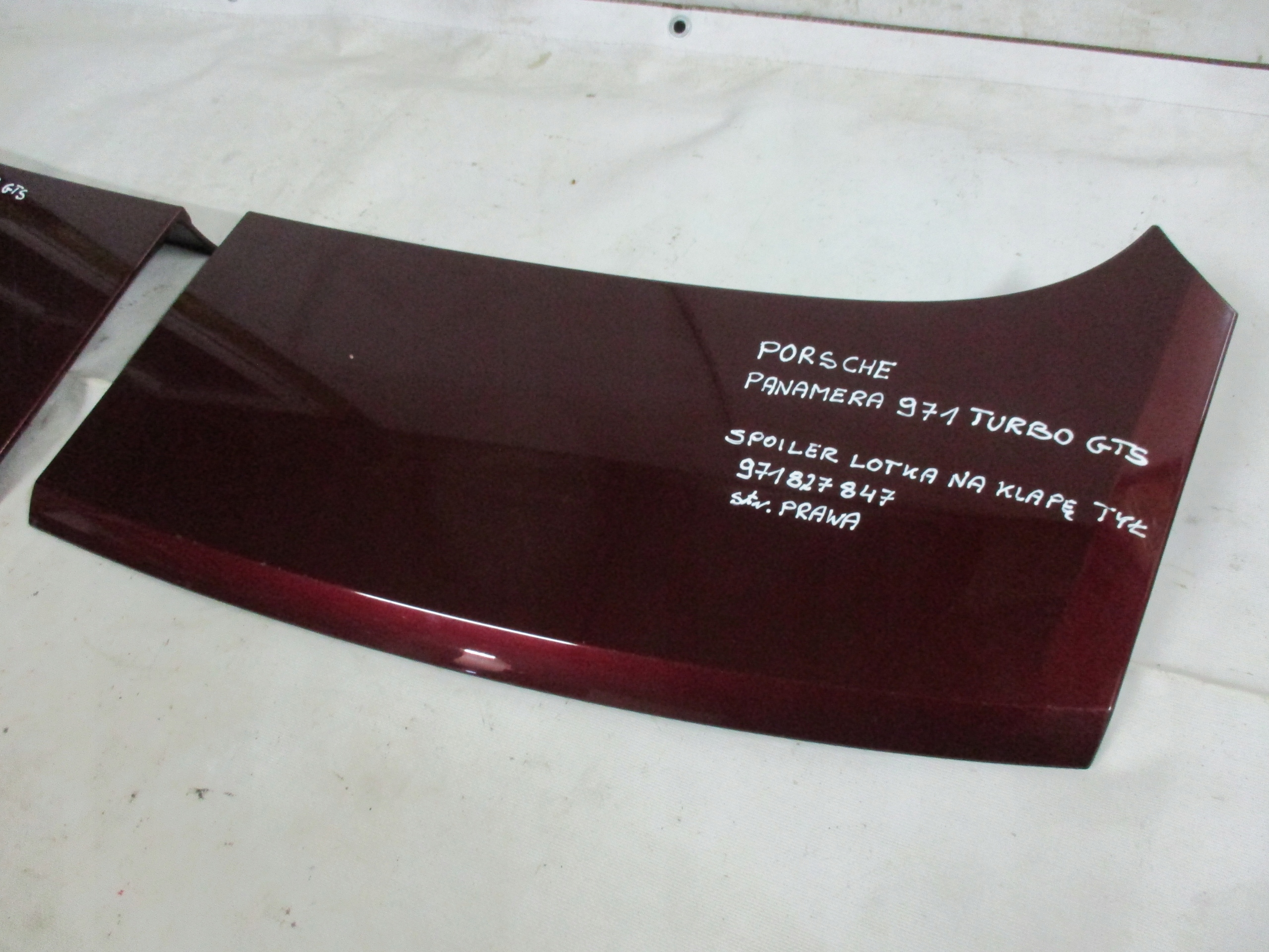Lotka spoiler Porsche Panamera 971 right side 971827847