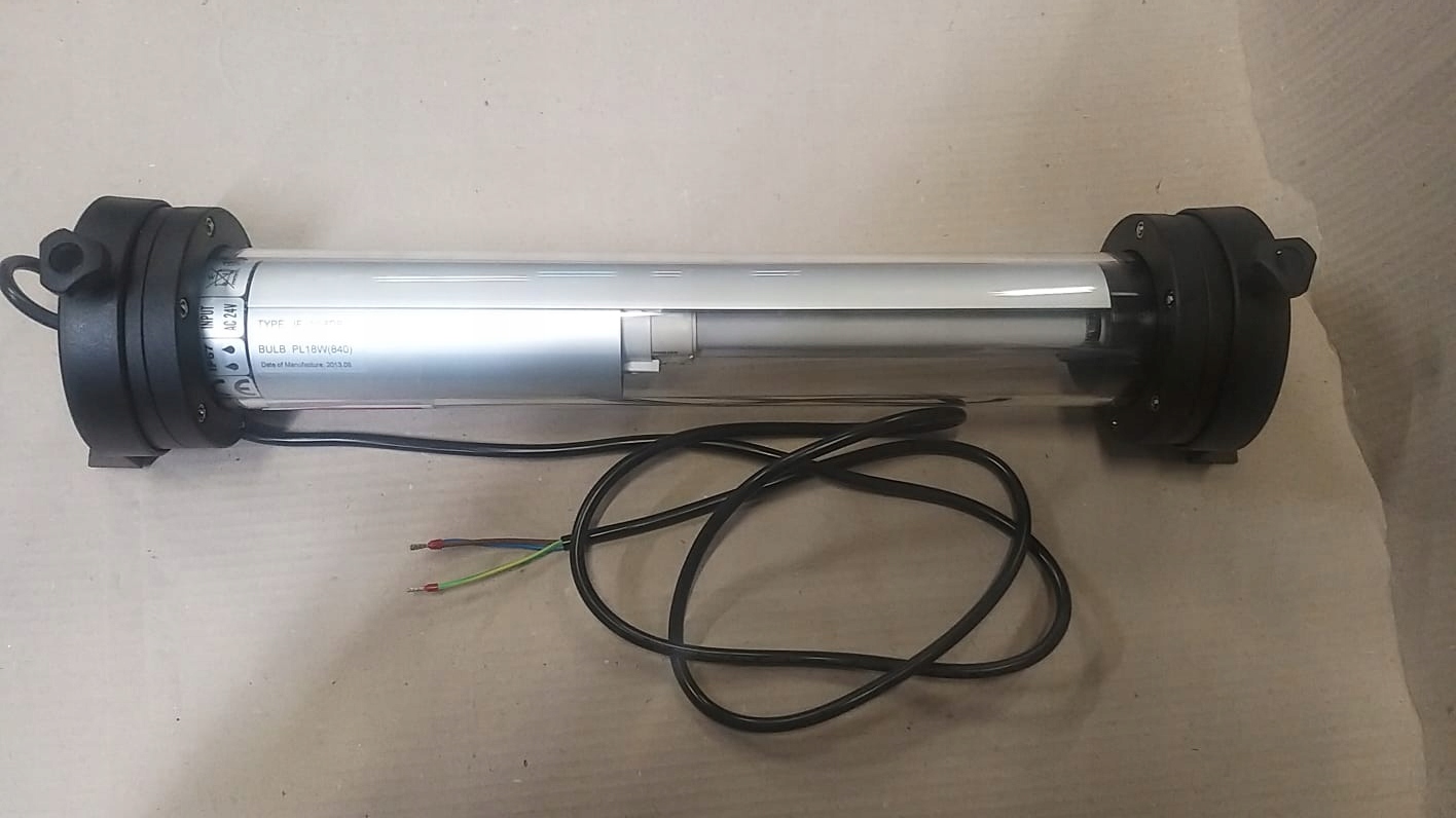 LAMPA JARZENIOWA TECHNICZNA MASZYNOWA 24V TOKARKA Model JF-WN18DBG AC24V
